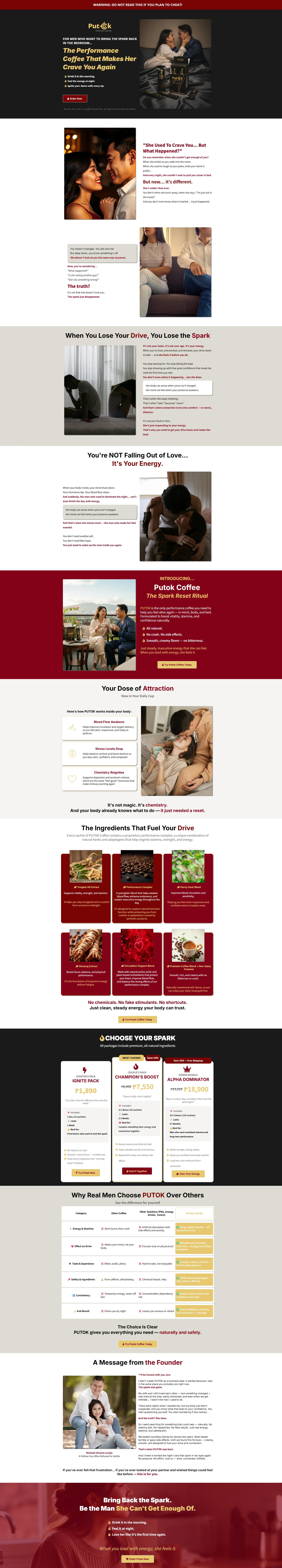 Putok Coffee — E-commerce Storefront